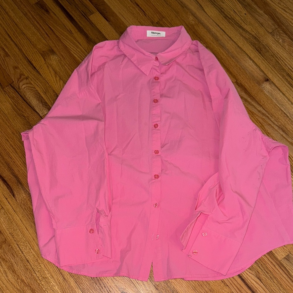 Pink Showpo. Button-Up Shirt